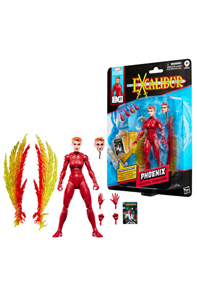 Hasbro Marvel Legends Phoenix (Rachel Summers), (X-Men Comics) Aksiyon Figürü, Çizgi Roman Aksesuarlı