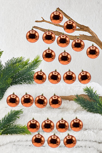 Waldern 24-Piece Christmas Pine Tree Ornament Copper 4 cm Cici Ball