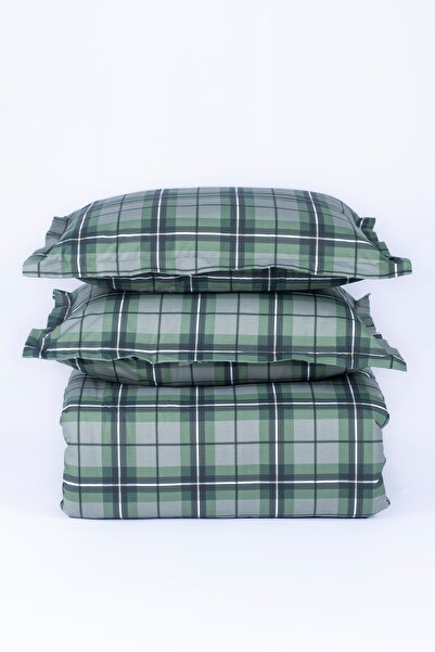 Trendyol Collection Double Plaid Patterned Duvet Cover Set Tphaw26Ckn00026