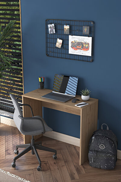 Rani Mobilya Rani Ha114 Çalışma Masası Ofis Bilgisayar Masası Sepet Ceviz