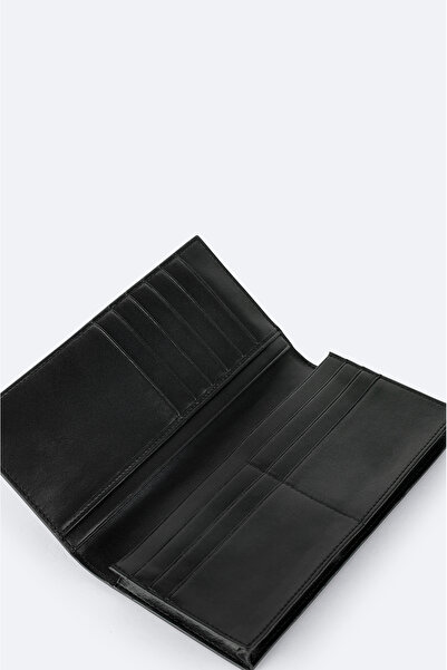 Avva Men's Black Textured Wallet B009572