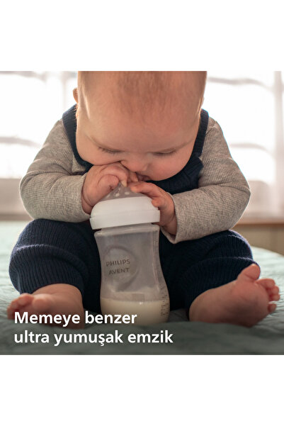 Philips Avent Doğal Tepkili Cam Biberon, 120ml, 0-3 Ay, SCY930/01