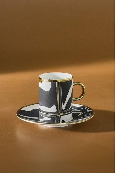 Karaca Φλιτζάνι καφέ Tales για 6 άτομα χρυσό