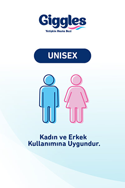 giggles Yetişkin Bel Bantlı Hasta Bezi Büyük Boy (Large) Bel Boyu 100-150cm - 4 paket 120Adet