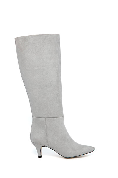 SOHO Сірі замшеві жіночі черевики та ботильйони 17676