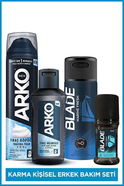 Arko Men Erkek Kişisel Bakım Karma Set(Tıraş Köpüğü & Kolonyası,Deodorant & R...