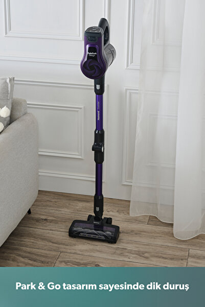 HOMEND Dustrider 1266H Dikey Süpürge Mor