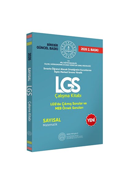 Karakutu Yayınları 2026 Meb Örnek Soruları Lgs Matematik Çalışma Kitabı 8.sın...