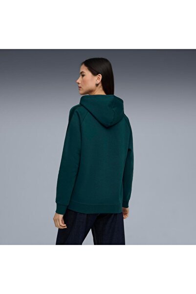 Puma Γυναικείο φούτερ με κουκούλα ESSENTIALS ELEVATED από σατέν