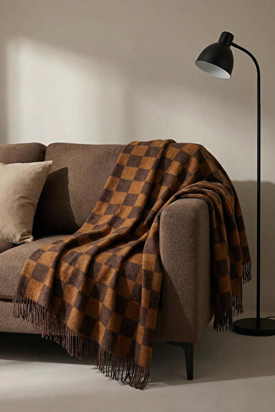 TRENDYOLMİLLA HOME بطانية مزدوجة بنمط الداما 180×220 سم TPHAW26CB00003