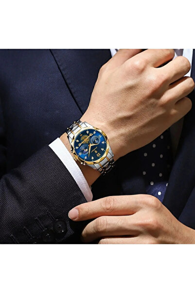 Genel Markalar Orijinal Paslanmaz Çelik Erkek Lüx 1. Sınıf Kol Saati(ORİJİNAL ÜRÜN İÇİN POEDAGAR SATICI)