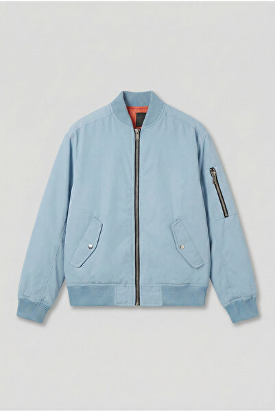 ablukaonline Ανδρικό μπουφάν Blue Basic Bomber