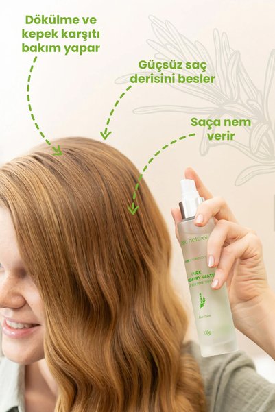Bade Natural Biberiye Dökülme Karşıtı ve Güçlendirici Saç Toniği & Şampuan