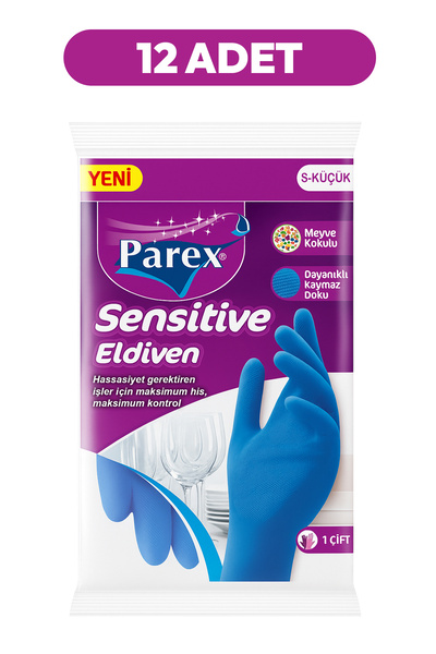 Parex Sensitive Eldiven Küçük Boy Onikili Paket