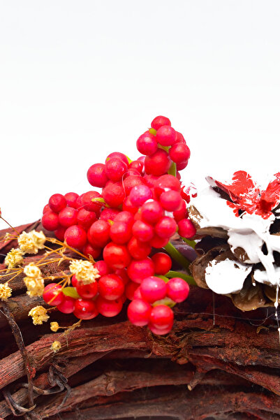 Waldern Christmas Door Ornament Door Wreath Natural Door Ornament Christmas Decoration