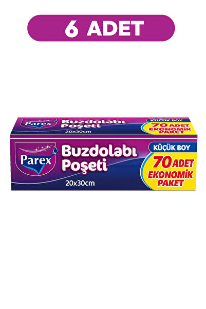 Parex 70'li Küçük Boy Buzdolabı Poşeti X 6 Adet