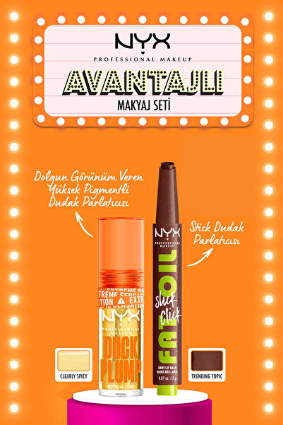 NYX Professional Makeup Duck Plump Dudak Parlatıcısı 01 Clearly Spicy & Fat O...