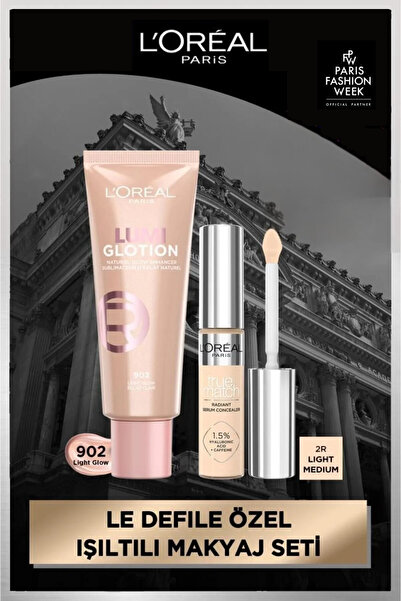 L'Oreal Paris Glotion 902 & True Match Serum Kapatıcı -2R Seti
