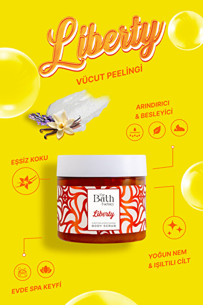 THE BATH FACTORY Nemlendirici Ve Arındırıcı Liberty Vücut Peelingi 300 gr