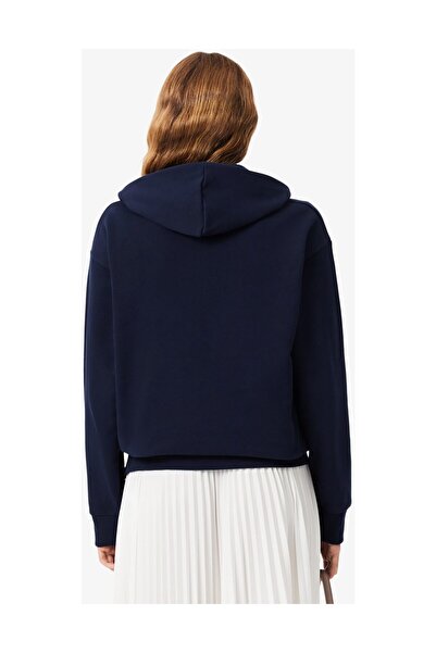 Lacoste oversized d Φλις Φούτερ με κουκούλα