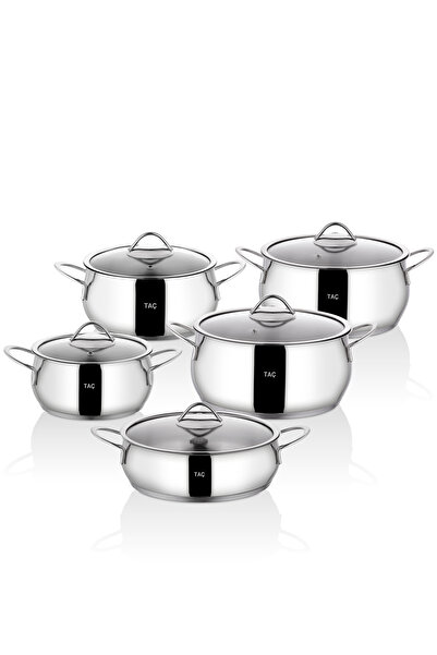 Taç Master Steel 10 Piece Steel Cookware Set