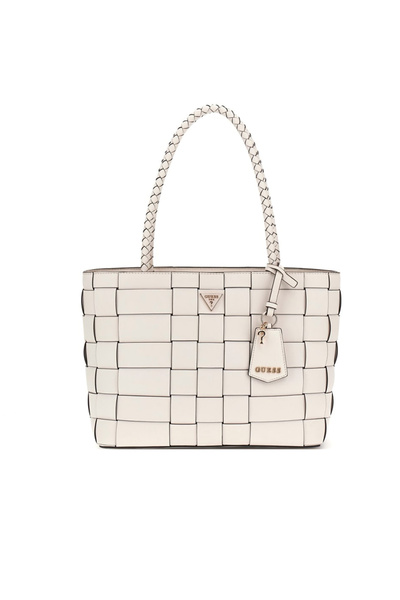 Guess حقيبة يد نسائية بيضاء HWWG9661220