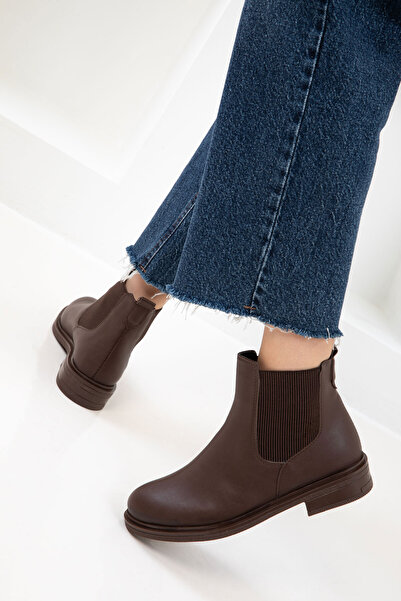 SOHO Dámské hnědé kozačky a kozačky - model 2004