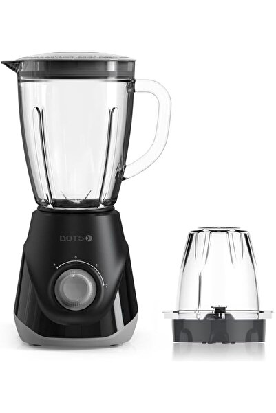 DOTS خلاط بار 2 في 1 400 واط أسود 1.5 لتر زجاجي