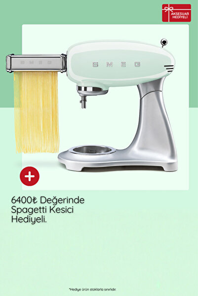 SMEG 50's Style Retro Pastel Yeşil Stand Mikser Smf02pgeu