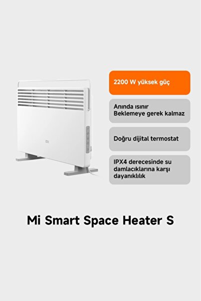 Xiaomi Mi Smart Space Heater S 2200 W Akıllı Elektrikli Isıtıcı Infrared (Xiaomi Türkiye Garantili)