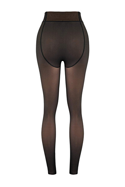 Trendyol Collection Черни термо чорапи с подплата от руно THMAW26CO00025