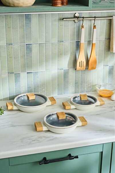 Karaca X Refika Swiss Crystal Creamy Wood 6 Piece Set