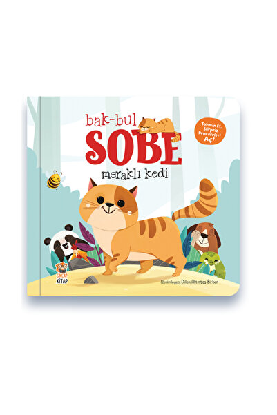 Sincap Kitap Bak Bul Sobe Meraklı Kedi | Dikkat Geliştiren Eğitici Çocuk Kita...