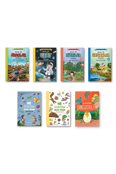 Sincap Kitap Ne Sorsan Bilir Minik - MEVSİMLER, ARAÇLAR, HAYVANLAR, BÖCEKLER,...