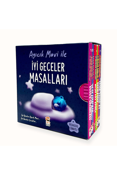 Sincap Kitap Ayıcık Mavi Ile Iyi Geceler Masalları Seti (7 KİTAP TAKIM)