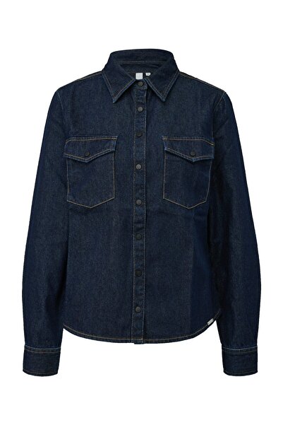 QS by s.Oliver Alkalmi, kerek nyakú, könnyű, inggalléros