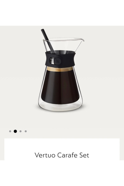 Nespresso Borosilikat Cam Carafe Kahve Demleme Seti 610ml