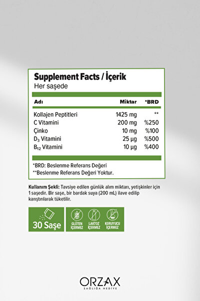 DAY2DAY The Collagen Green up Booster Vegan Collagen 30 Sachets