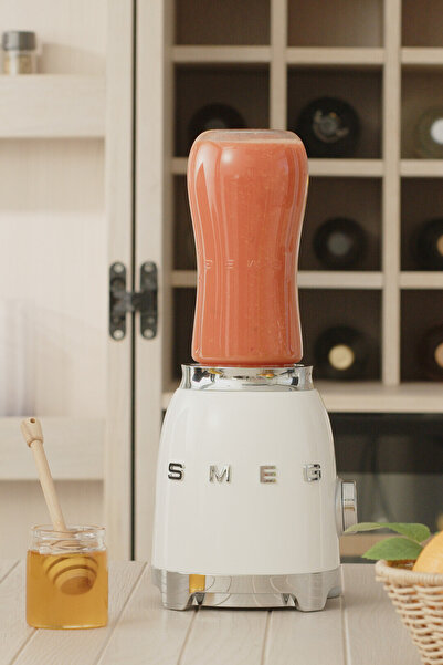 SMEG 50's Style Retro Personal Blender Krem - Single Bottle