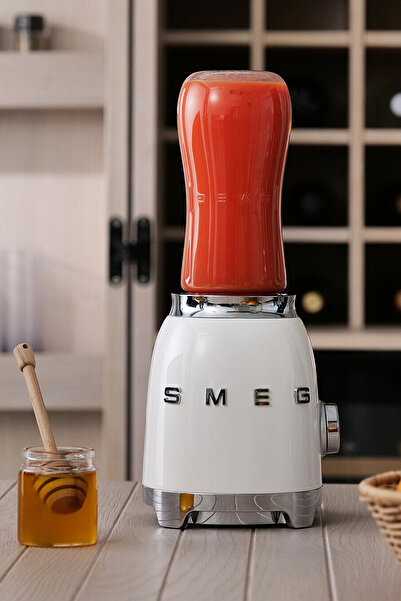 SMEG 50's Style Retro Personal Blender Beyaz- Single Bottle