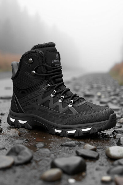 DARK SEER Cizme negre de trekking outdoor unisex