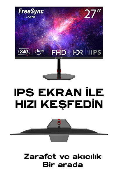 Zeiron Warrior Eagle X55 Ryzen 7 5700X 32GB 1TB SSD RTX5060 GDDR7 27" 240Hz Sıvı Soğutmalı Oyun Bilgisayarı