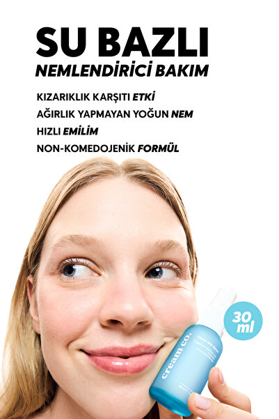 Cream Co. Bariyer Onarıcı Yatıştırıcı Nemlendirici Milk Serum | Hyaluronik Asit Seramid | Tüm Cilt Tipleri