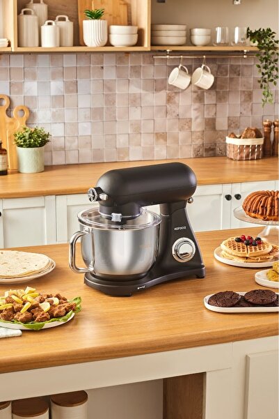 Karaca Powercast Chef Döküm Stand Mikser Matte Black Mutfak Şefi 1800W 6,2 Lt