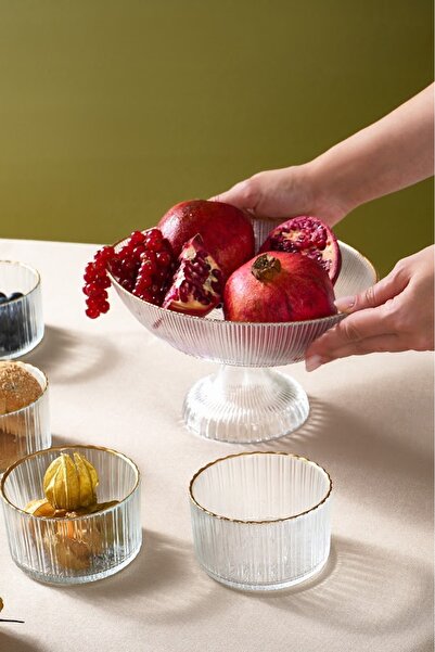 Karaca Andre 7 Piece Glass Treat Serving Set