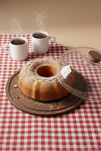 TRENDYOLMİLLA HOME Wooden Cake Pan Natural (29 cm) Tphaw26Ksk00001