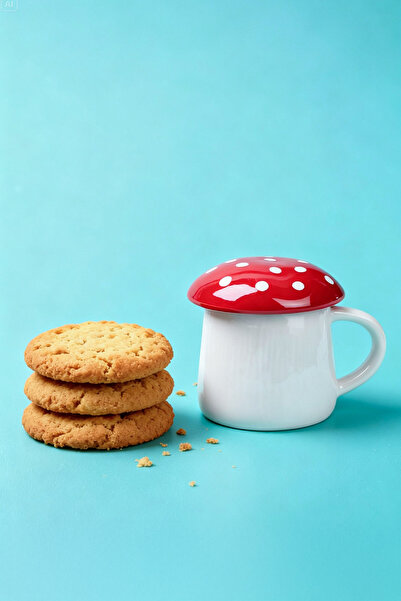 TRENDYOLMİLLA HOME Ceramic Mug with Cork Lid Tphaw26Up00004