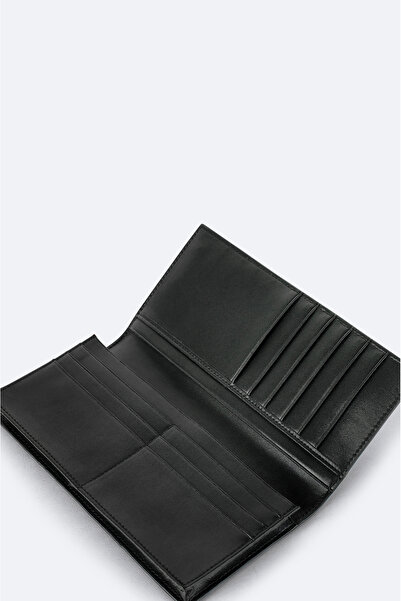 Avva Men's Black Textured Wallet B009572