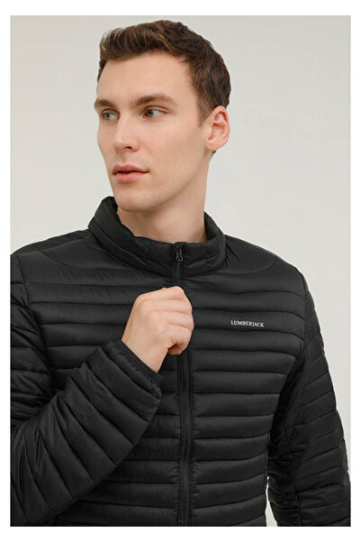 lumberjack 5W Ml Perry Coat 1Sn21 5Pr Μαύρο ανδρικό παλτό A102023155