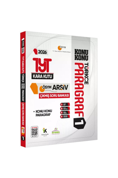 Karakutu Yayınları 2026 YKS-TYT Türkçenin Kara Kutusu PARAGRAF 1 KONU KONU ÖS...
